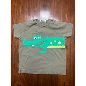 Baby Boden shirt with alligator‎ size 6-12m